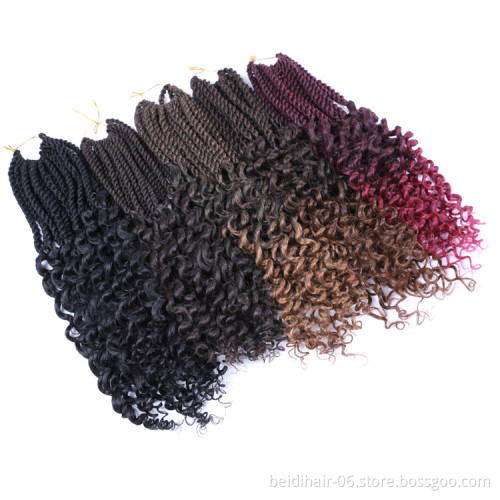 Curly Ends Senegalese Twists Braids Crochet Twists Braids Wavy Senegalese Braids Small 18inch 22 Strands/pack 100g